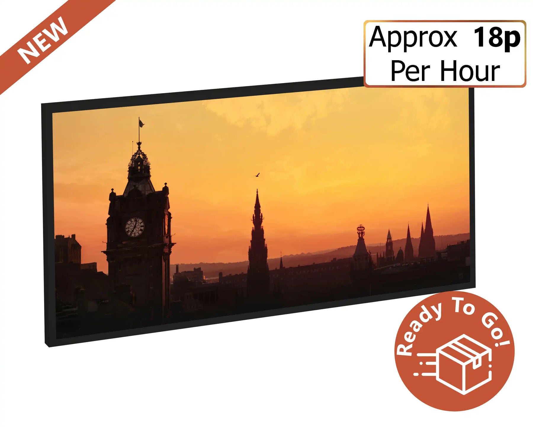 750w Picture IR Panel - Edinbrugh - 120cm x 60cm