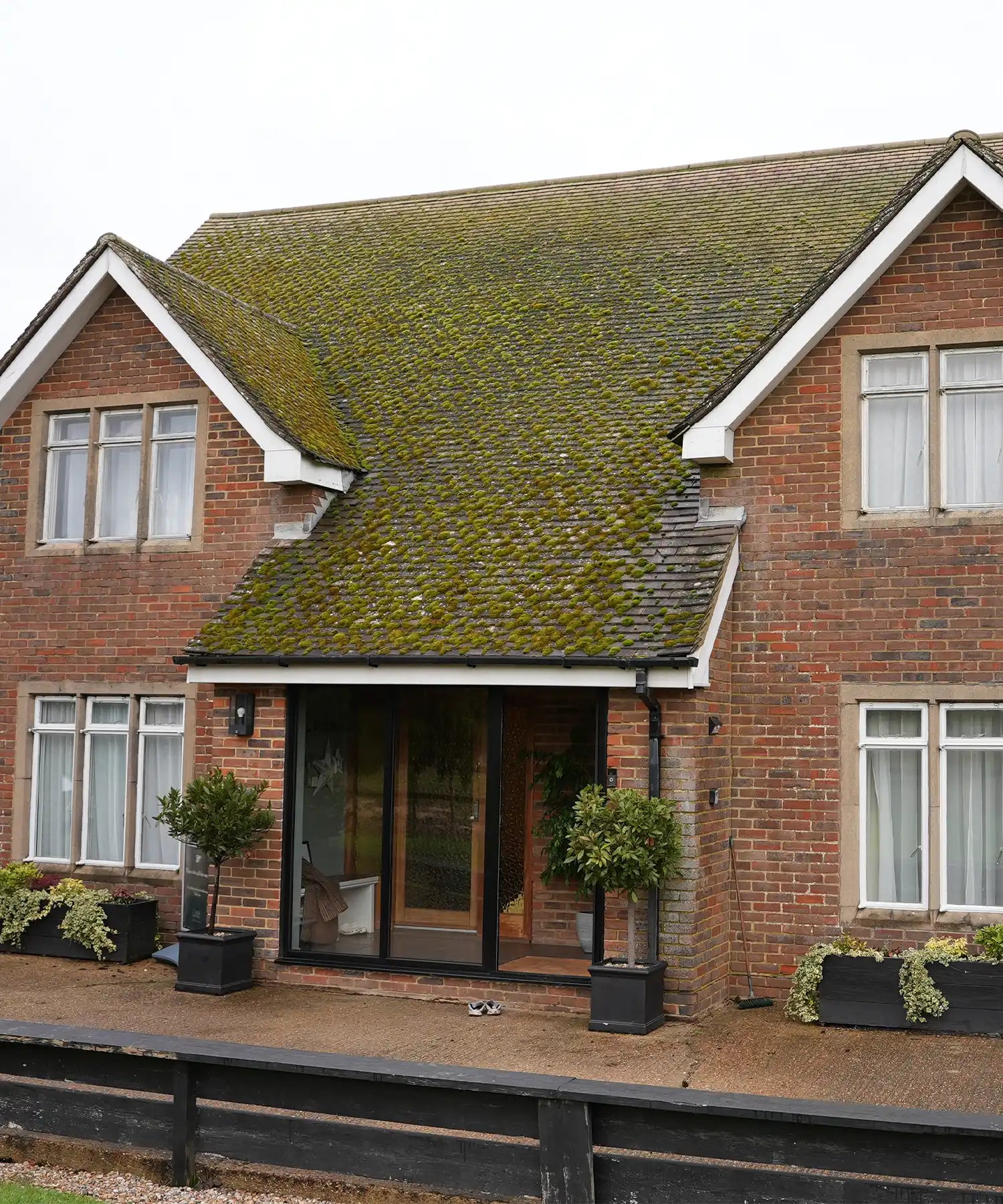Exterior view of Denmark House at Bluebell Hill Studios, a residential music retreat heated with infrared panels