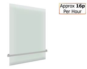 600W ESG Glass Infrared Heating Panel - Frost