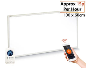 Kiasa Smart 600w Infrared Panel - 100cm x 60cm - 15p Per Hour