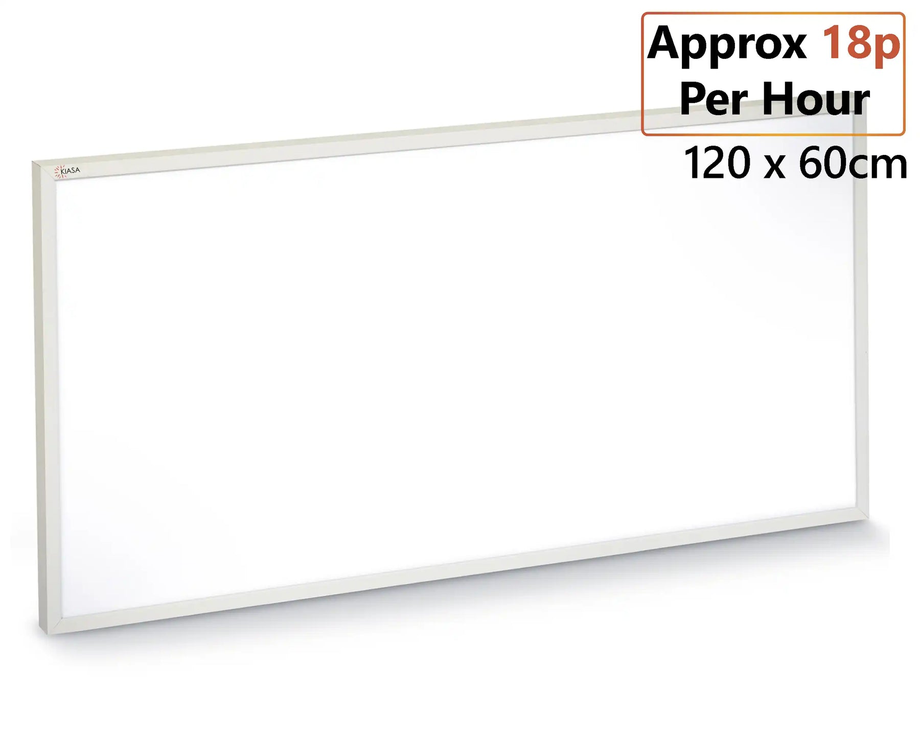 720W Kiasa Infrared Heating Panel - 120cm x 60cm - 18P Per hour 