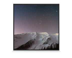 350w Picture IR Panel - Snowy Mountain - 60cm x 60cm