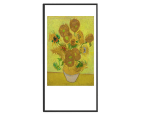 600w Picture IR Panel - Van Gogh Sunflowers - 100cm x 60cm