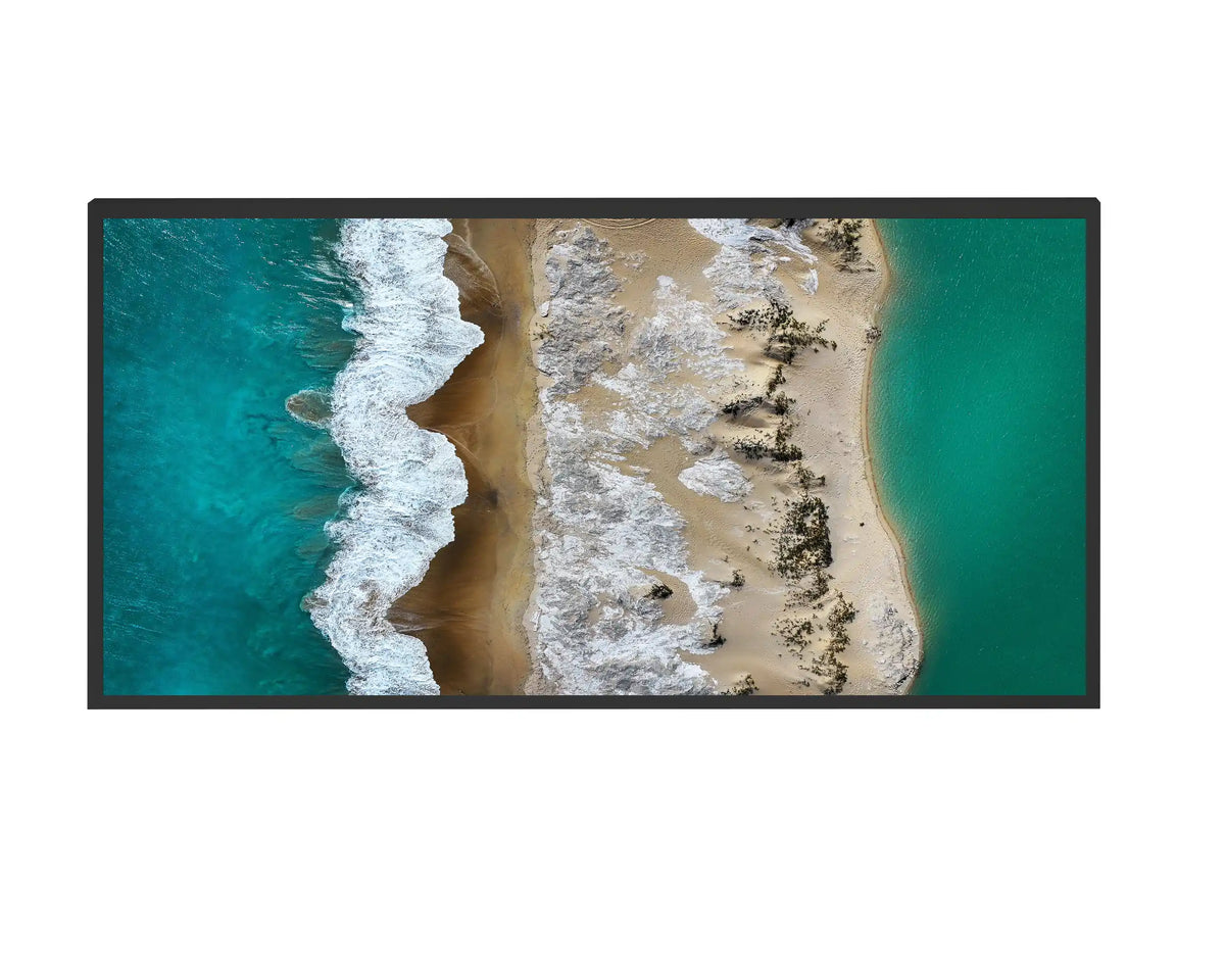 Smart 600w Picture IR Panel - Sand and Water - 100cm x 60cm