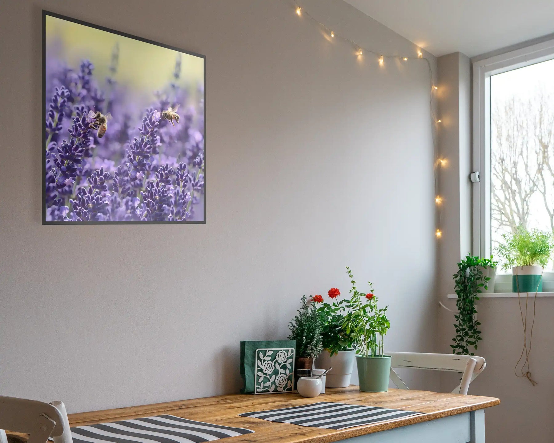 350w Picture IR Panel - Lavender Fields - 60cm x 60cm