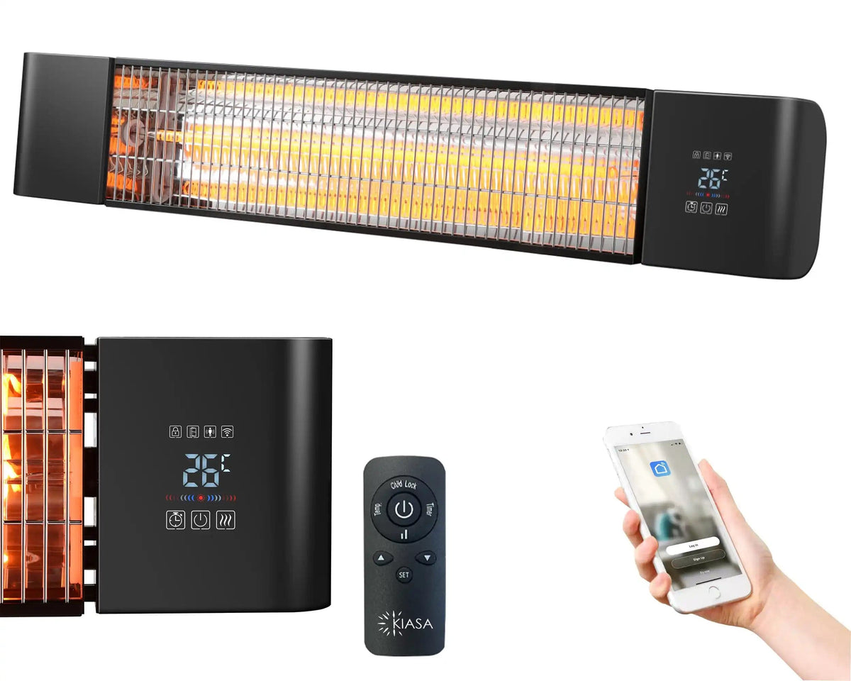 2000W Smart Wi-Fi Outdoor Patio Heater – Instant Heat, Intelligent Control