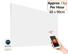 540W Smart Frameless Infrared Heating Panel - 60cm x 90cm