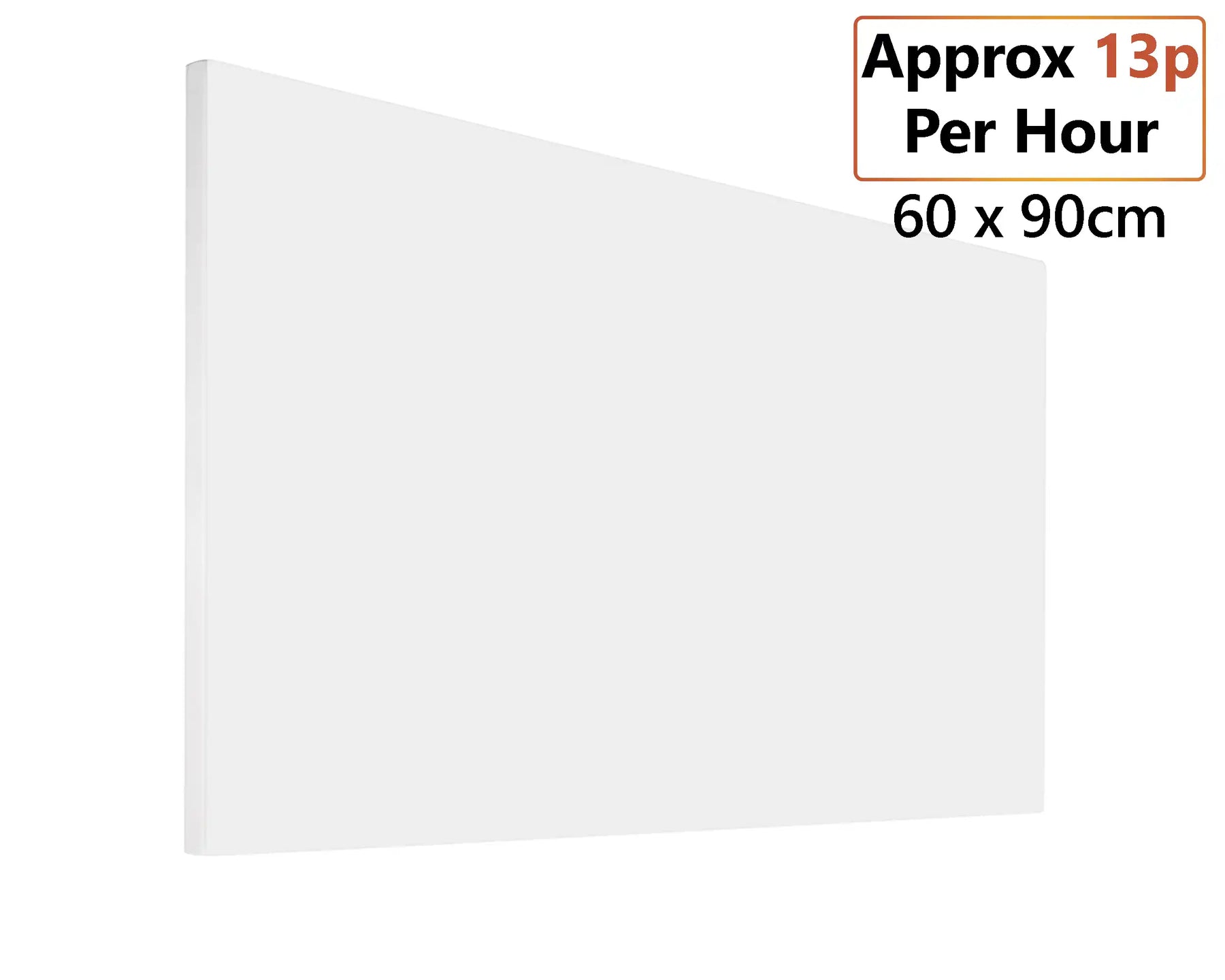 540W Frameless Infrared Heating Panel - 60cm x 90cm