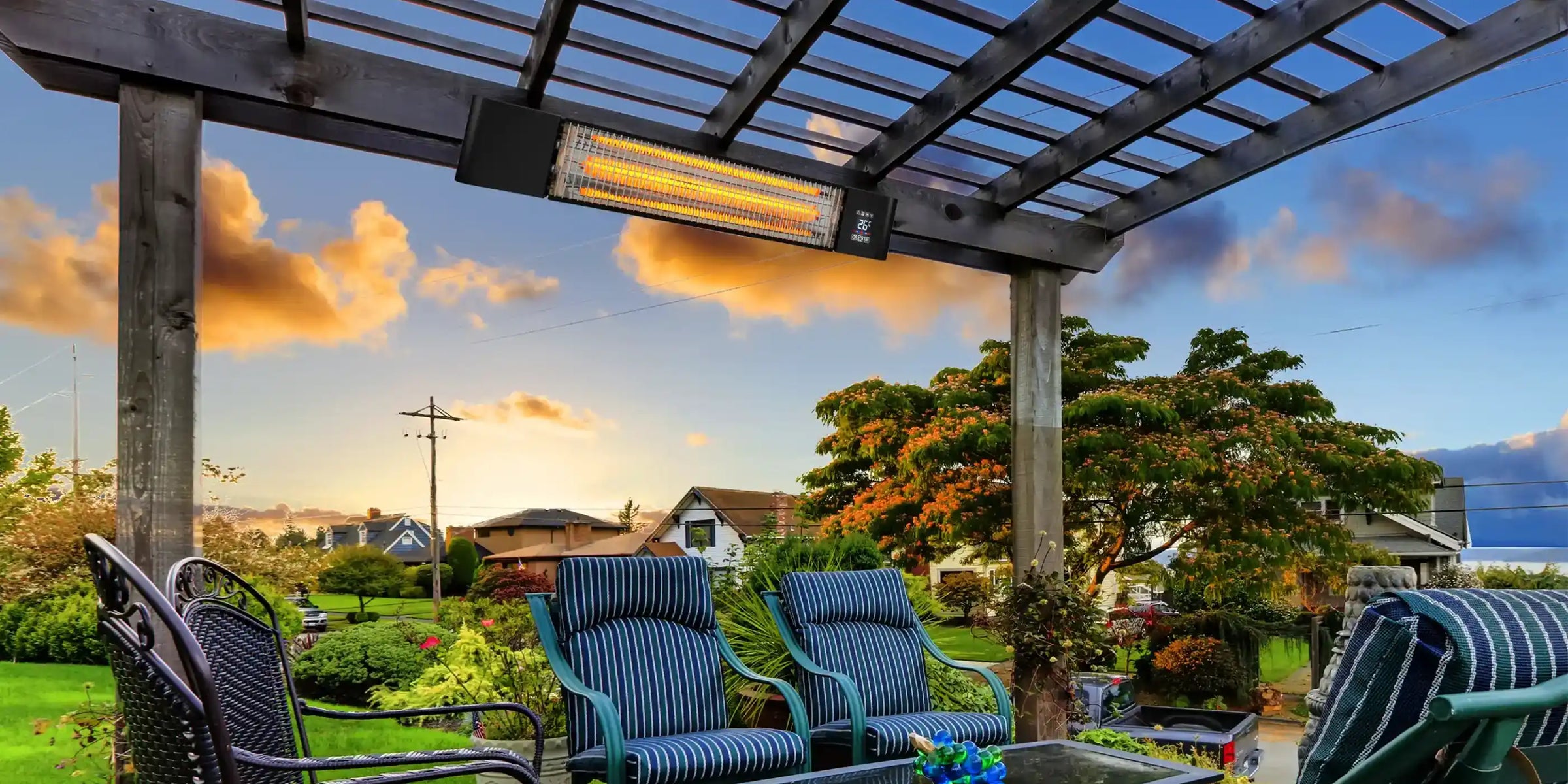 Electric Patio Overhead Patio Heater Bromic Heating Cobalt Smart