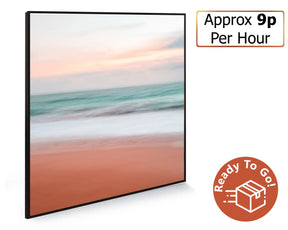 350w Picture IR Panel - Pastel Beach - 60cm x 60cm