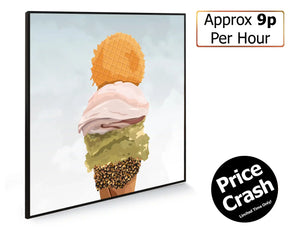 350w Picture IR Panel - Ice Cream - 60cm x 60cm