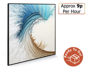 350w Picture IR Panel - Wave - 60cm x 60cm