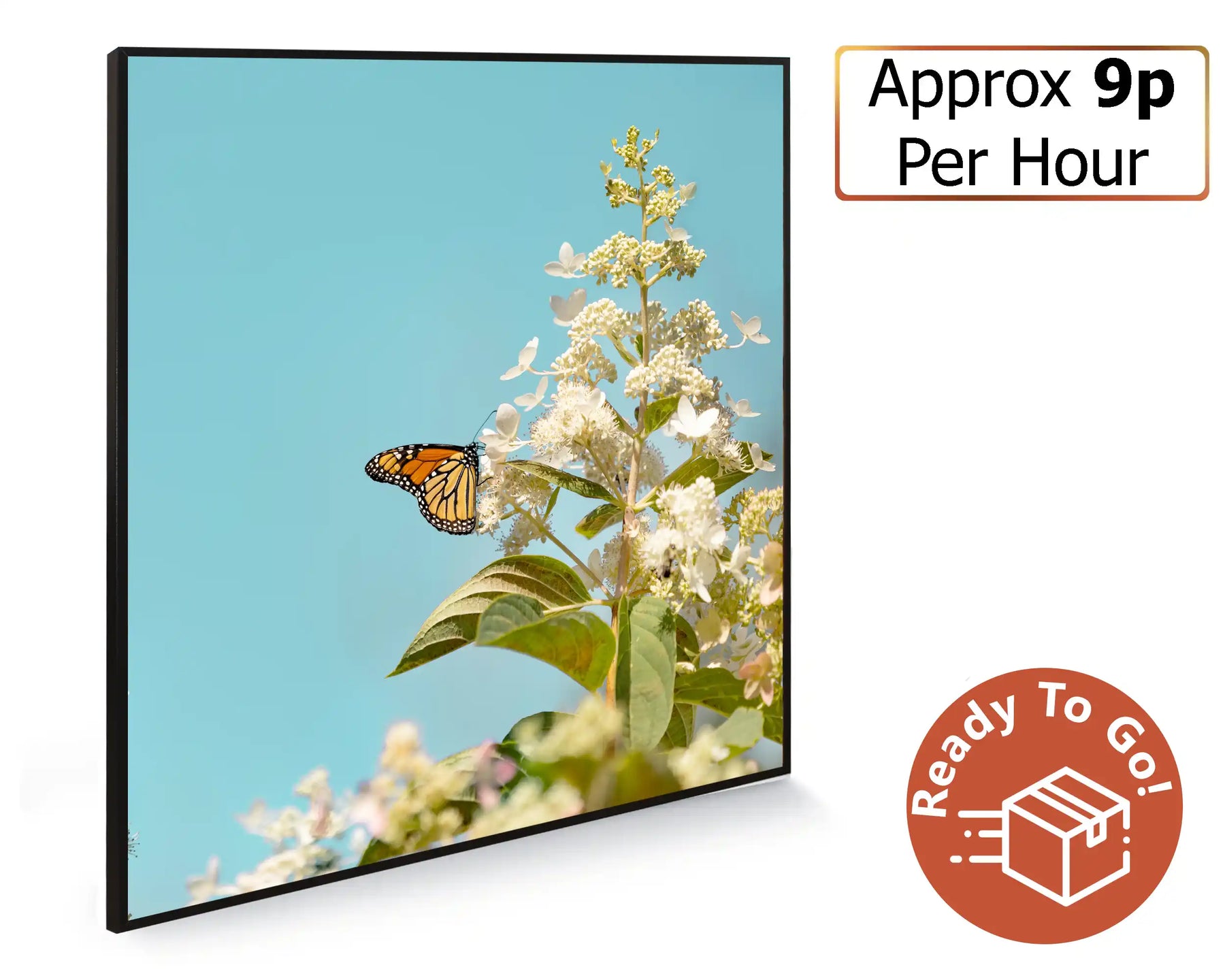 350w Picture IR Panel - Butterfly - 60cm x 60cm