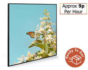 350w Picture IR Panel - Butterfly - 60cm x 60cm