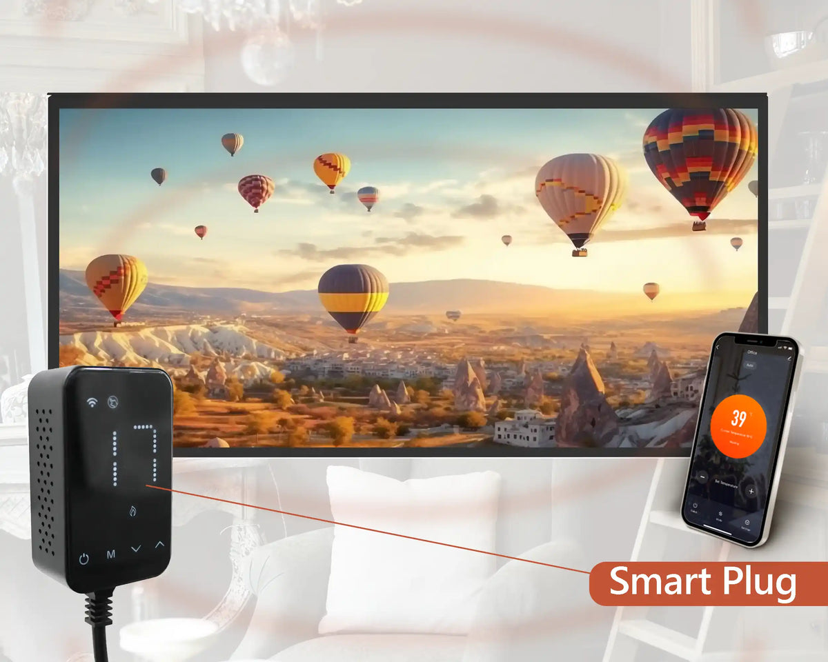 600w Picture IR Panel - Hot Air Balloon - 100cm x 60cm