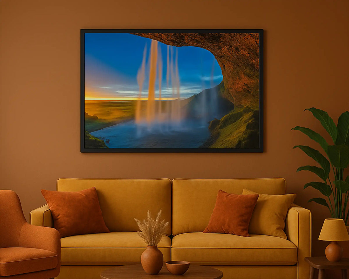 Smart 500w Picture IR Panel - Waterfall - 80cm x 60cm