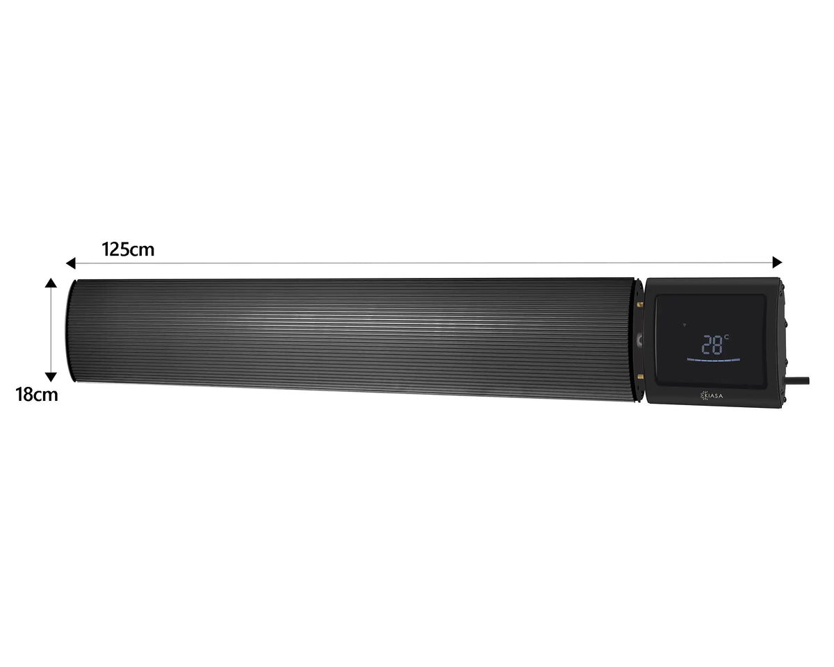 Kiasa Premium Infrared Heater Bar - Black