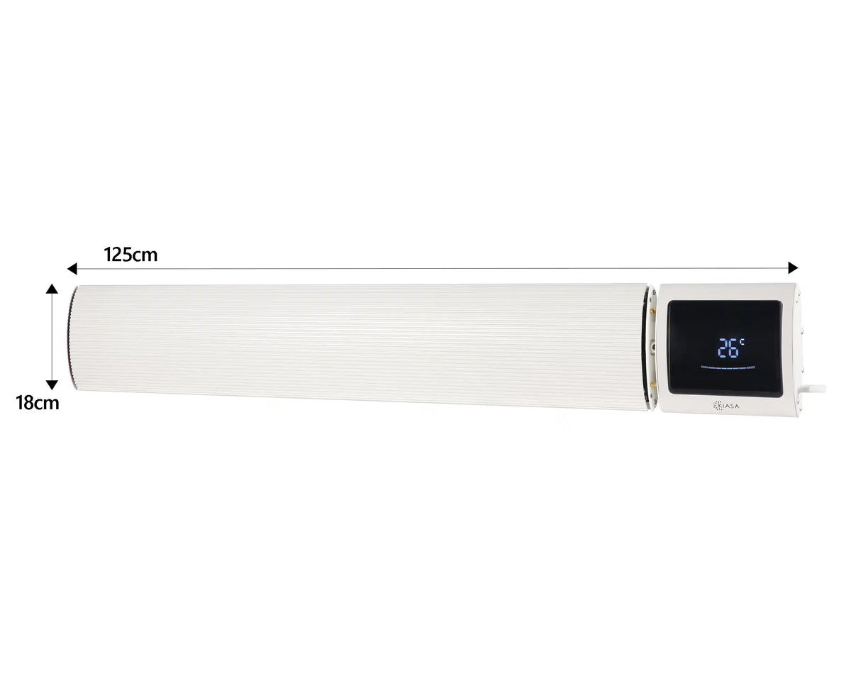Kiasa Premium Infrared Heater Bar - White
