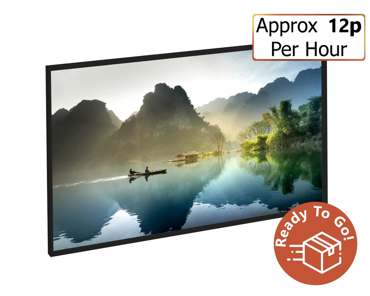 Smart 500w Picture IR Panel - Mountains - 80cm x 60cm