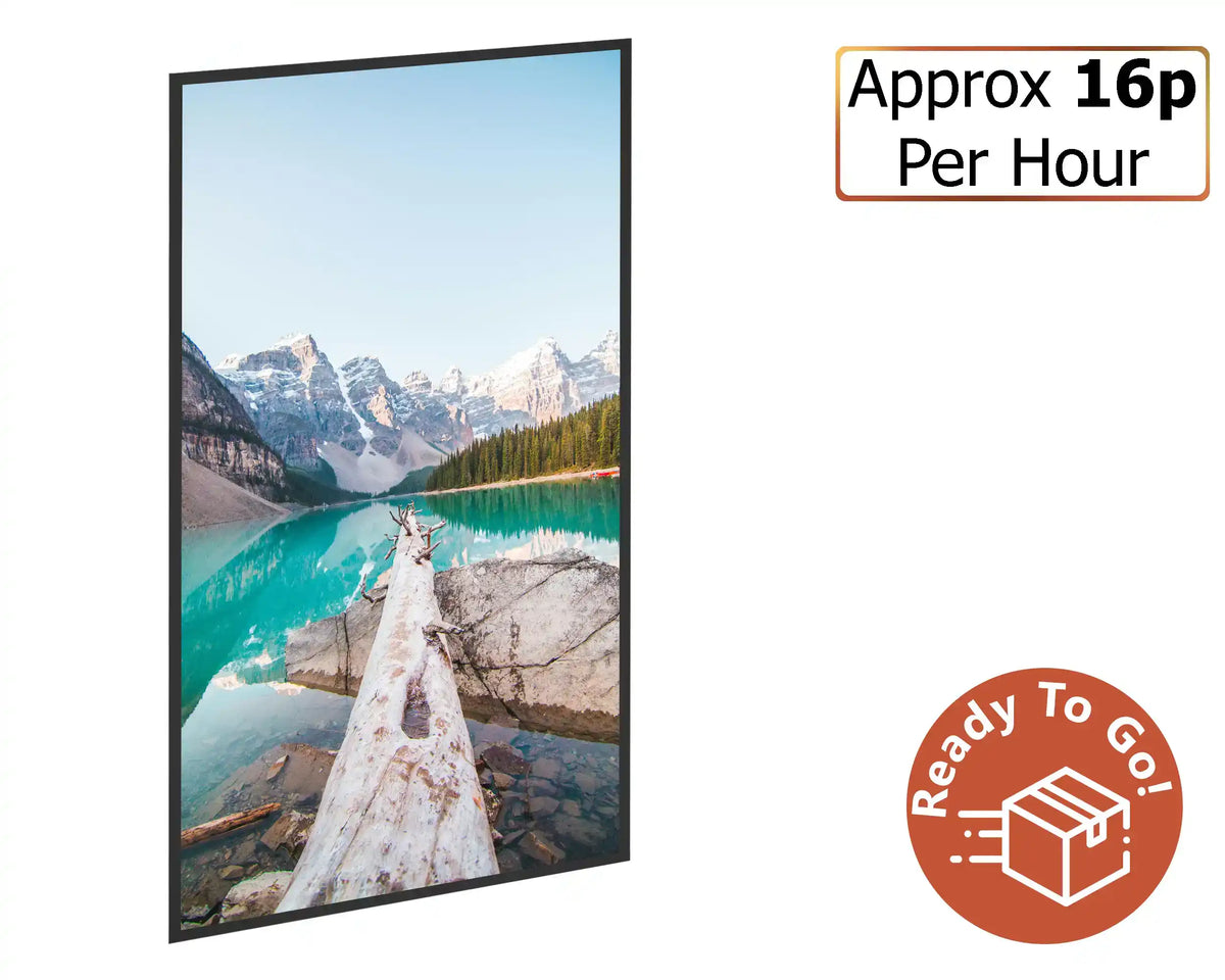 600w Picture IR Panel - Lake  - 100cm x 60cm