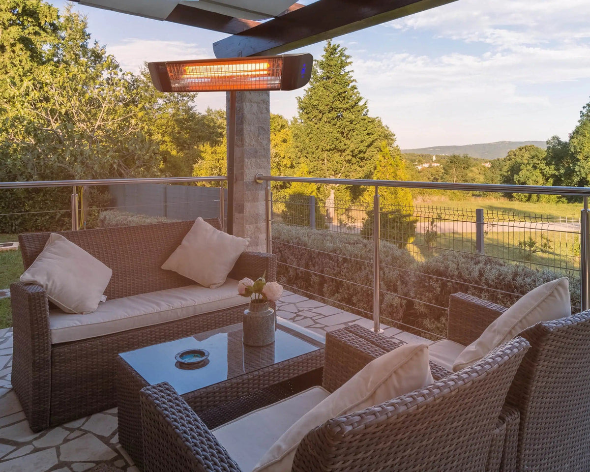Sona Vybe 2400W Smart Wi-Fi Infrared Patio Heater With Remote