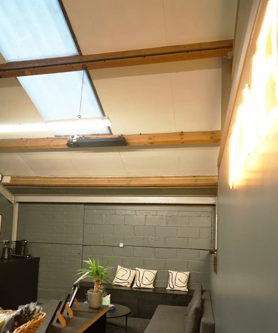 Modern sports injury clinic featuring Kiasa smart infrared heating panels