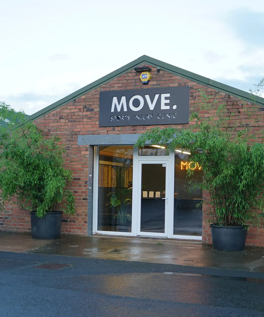 MOVE Sports Injury Clinic interior featuring Kiasa smart infrared heating panels