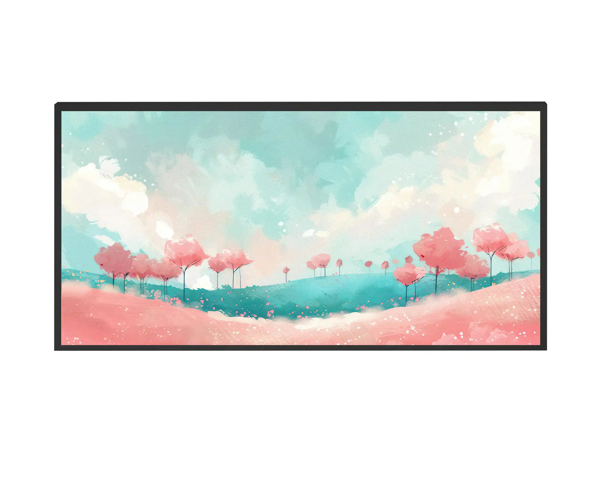 750w Picture IR Panel - Pink Nature - 120cm x 60cm