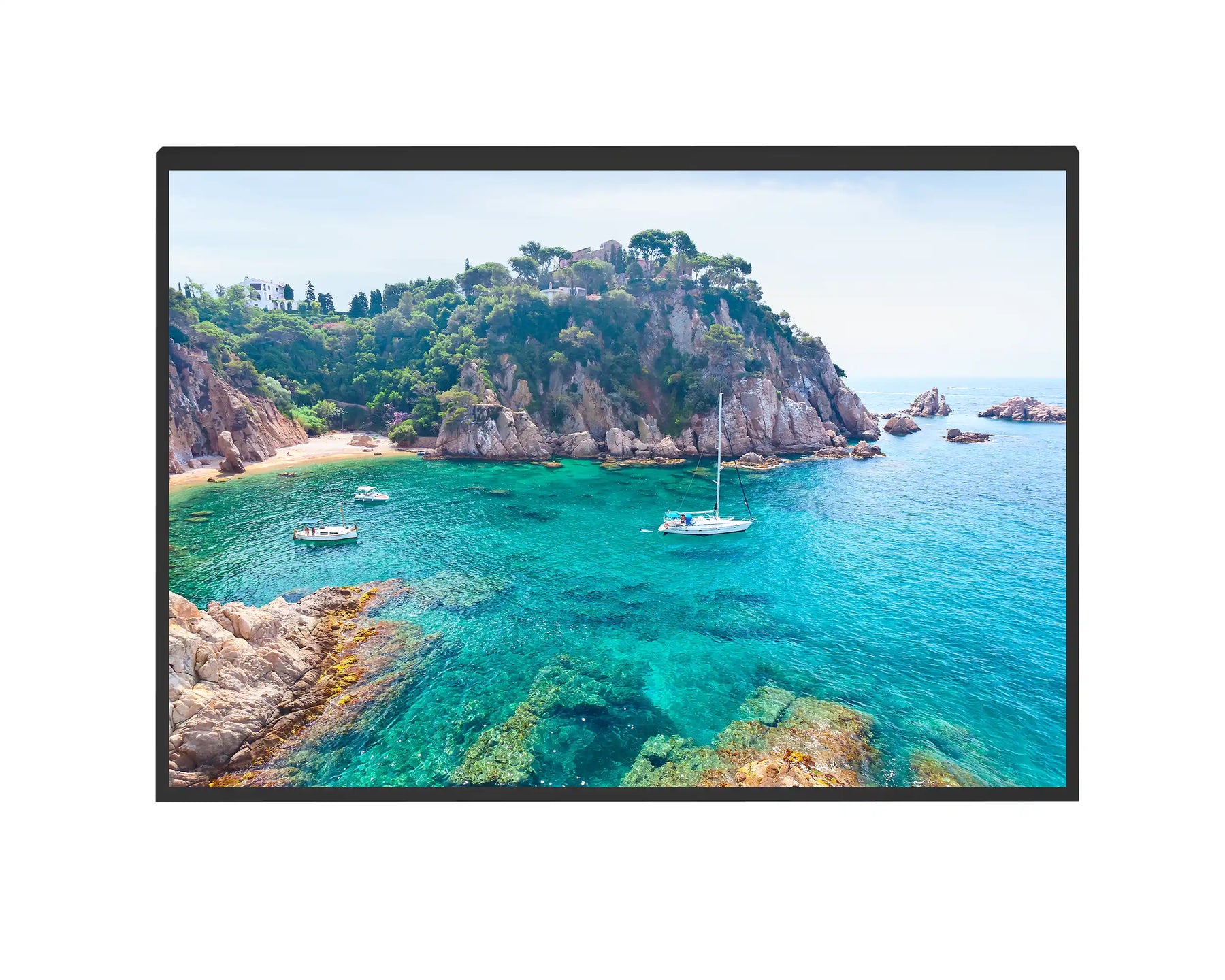 Smart 500w Picture IR Panel - Beach and Sea - 80cm x 60cm