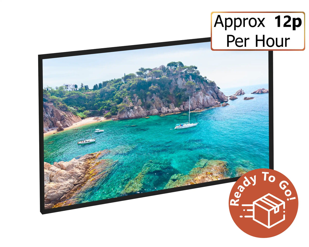 Smart 500w Picture IR Panel - Beach and Sea - 80cm x 60cm