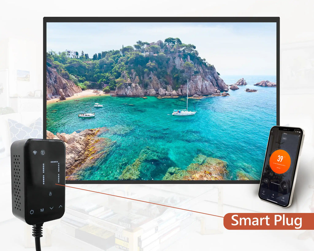 Smart 500w Picture IR Panel - Beach and Sea - 80cm x 60cm