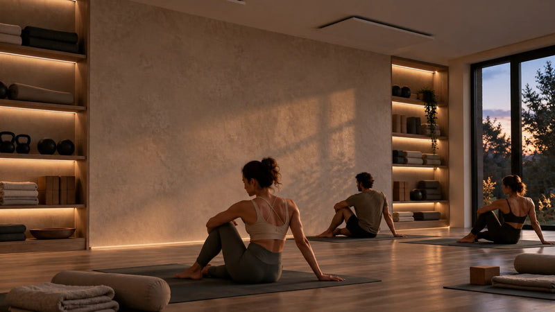 Infrared heating for London yoga and pilates wellness studio