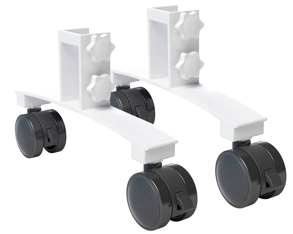 Infrared Panel Support Legs with Wheels – Portable Rolling Set