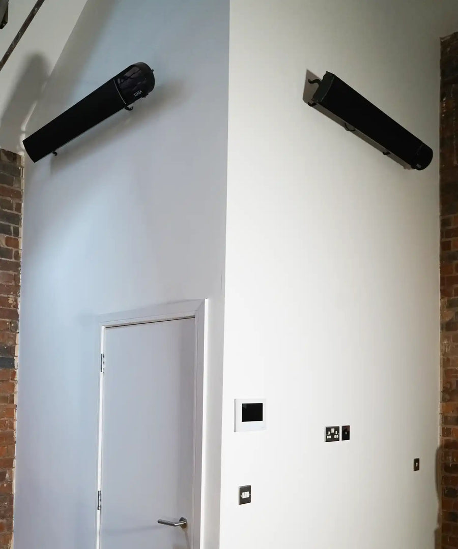 Vittoria Street interior heated with Kiasa infrared wall panels for comfort